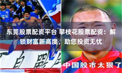 东莞股票配资平台 攀枝花股票配资：解锁财富新高度，助您投资无忧